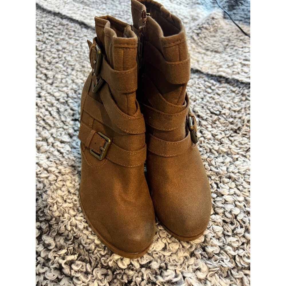 Women's Just‎ Fabulous Brown Ankle Boots Size 5.5